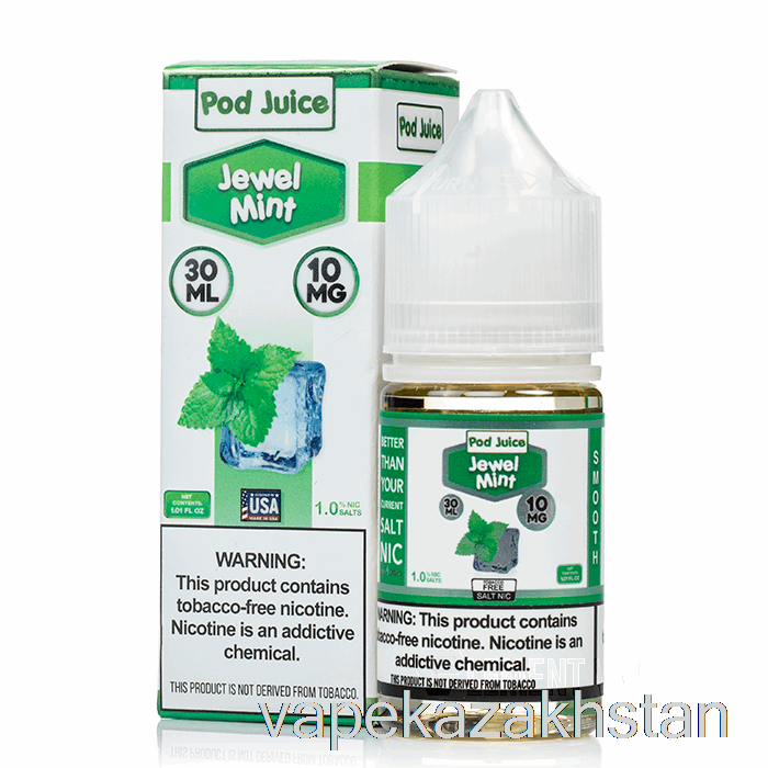 Vape Kazakhstan Jewel Mint - Pod Juice - 30mL 0mg